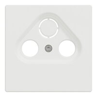 Centrální deska, Merten System D, anténa, 2/3 otvory, nordic white, termoplast