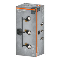 LED SPOT SECTORAL BLACK 3XGU10 OSRAM 4099854588822