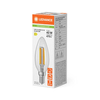 LEDCLB40GLOWDIM3.4W930 FILCL E14 P LEDV