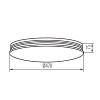 Plafoniera LED EXATE LED 38W CCT KANLUX 90220