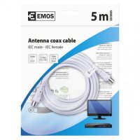 Anténní koaxiální kabel 5M Emos SD3005