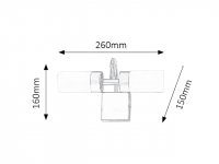 Betty LED 8W IP44 bronz RABALUX 5746