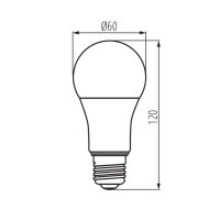 Světelný zdroj LED IQ-LEDDIM A60 15W-WW 27291 Kanlux