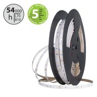 LED pásek SMD2835 WW, 60LED/m, 4,8W/m, DC 24V, 384lm/m, CRI90, IP20, 10mm, 50m