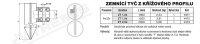 Zemnící tyč z křížového profilu ZT 1,5k (FeZn) TREMIS V472
