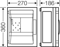 FP 2212 Elektroměrová skříň pro 1 elektr