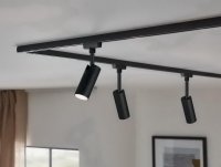URail LED-spot Tubo 5W černá mat 3000K kov/umělá hmota PAULMANN 96917