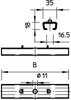 OBO 6015408 Středový závěs GMS 570 FS