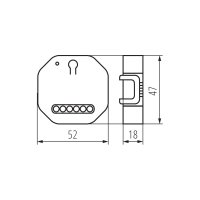 S SWITCH ON/OFF Modul pod vypínač/zásuvk KANLUX 34948