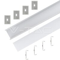 Aluminum Profile 2000*30*20MM Milky VT-8118 V-TAC SKU3371