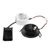 NEW TRIA kulaté LED svítidlo do stropu černá 1800-3000K 7,2W SLV 1001978