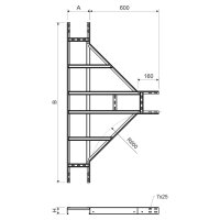 T-kus 110X300, nerezová ocel AISI 304 KOPOS INOXKLT 110X300_IX