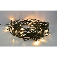 LED venkovní vánoční řetěz 300 LED 30m přívod 5m 8 funkcí časovač IP44 teplá
