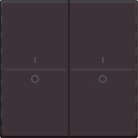 BUS/RF kolébka 2x1/2 IO-DARK BROWN NIKO 124-00008
