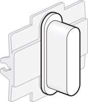 Niko Rocker pro jednoduché spínací funkce, steel WHITE COATED 154-56001