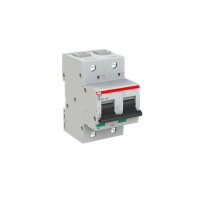 S802B-C32 jistič 2p char. C 32A s klecovou svorkou Icu 16kA ABB 2CCS812001R0324