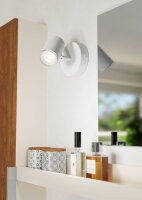 Nástěnné bodové svítidlo CONSUMA 1 GU10 5W IP44 bílá EGLO 901961