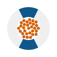 Jednožilový vodič X07V-K EMBOSS 1X2,5 DBUWH modrá/bílá LAPP 4520922K