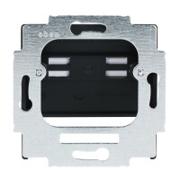 Kryt komunikační zásuvky ABB FUTURE LINEAR/SOLO s popisovým polem antracitová