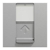 Datová zásuvka NOVÁ UNICA 1xRJ45 Kat.6 UTP, 2M, Aluminium SCHNEIDER NU341530