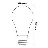 LED žárovka ORO PGL E27 SL 14W LED-POL ORO33156
