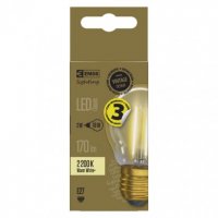 LED žárovka Filament 2W(18W) 170lm E27 WW Vintage Emos teplá bílá