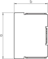 OBO LKM E60100RW Koncový díl 60x100mm čistě bílá Ocel pásově zinkováno