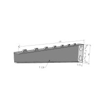 Nosník NZM 400 ''ŽZ'' pro žlab 400/50, 400/100 ARKYS ARK-225040