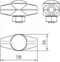 OBO 5329078 Spojka 239