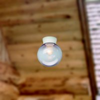 Stropní svítidlo Globes 200 bílá 60W IP43 E27 COMPOLUX 916943/08K