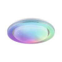 LED stropní svítidlo Rainbow efekt duhy RGBW 230V 22W černá/bílá PAULMANN 70544