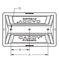 distanční podpora Pyramid 139x101,6mm CADDY PBU6M 360495