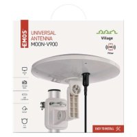 Anténa univerzální VILLAGE MOON-V900, DVB-T2, FM, DAB, filtr LTE/4G/5G