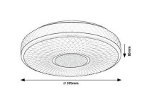 SEDONA2 LED 24W IP20 černá RABALUX 71137