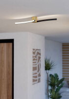 Stropní svítidlo AIETA LED mosaz/černá 12W IP20 EGLO 901216
