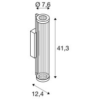 QUIMERA, nástěnná lampa, 2700/3000K, PHASE, černá SLV 1008035