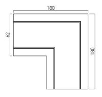 PRF063 90dgr AL. CONNECTOR with DIFFUSER