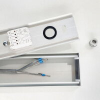 LED hliníkový stropní box BOX-M600 0,6 metrů, stříbrná ALUMIA C24542A