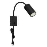 Nástěnné svítidlo ROBBY černá 1xGU10, max. 25W 230V GLOBO 57911WB
