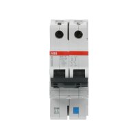S401M-C63NP Jistič 2p chráněná nula char. C 63A 10kA ABB 2CCS571103R8634