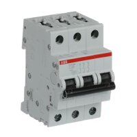 S203M-C20 3 fázový jistič 20 A char. C 10kA ABB 2CDS273001R0204