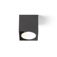 SENZA SQ stropní antracitová čiré sklo 230V LED 6W IP65 3000K RENDL R13625