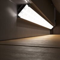 LED PROFILE J přisazený 1m bílá matný akryl/hliník RENDL R14093