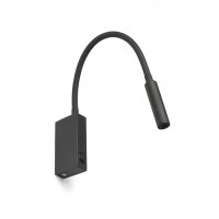 EKE nástěnná černá 230V LED 3W 60° 3000K RENDL R12945