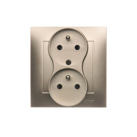 DGZ2TZ/44 Zásuvka dvojnásobná s uzemnění