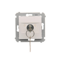 DPZK.01/11 Spínač žaluziový na klíč, (st