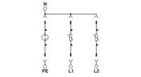 Svodič přepětí typu 2 VAL-SEC-T2-2S-350 PHOENIX CONTACT 2905343