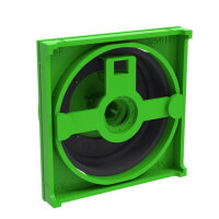 Otočný kryt termostatu ABB LEVIT zelená/kouřová černá 3292H-A00300 67