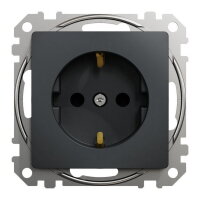 Sedna D/E Zásuvka 230V 16A Schuko, Antracit SCHNEIDER SDD114021