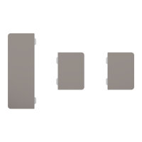 Klapka 3-násobná pro KNX tl. panel Dyn.Labeling, Nickel Metallic MTN6193-6050